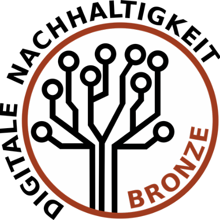 Logo digitale Nachhaltigkeit - Bronze